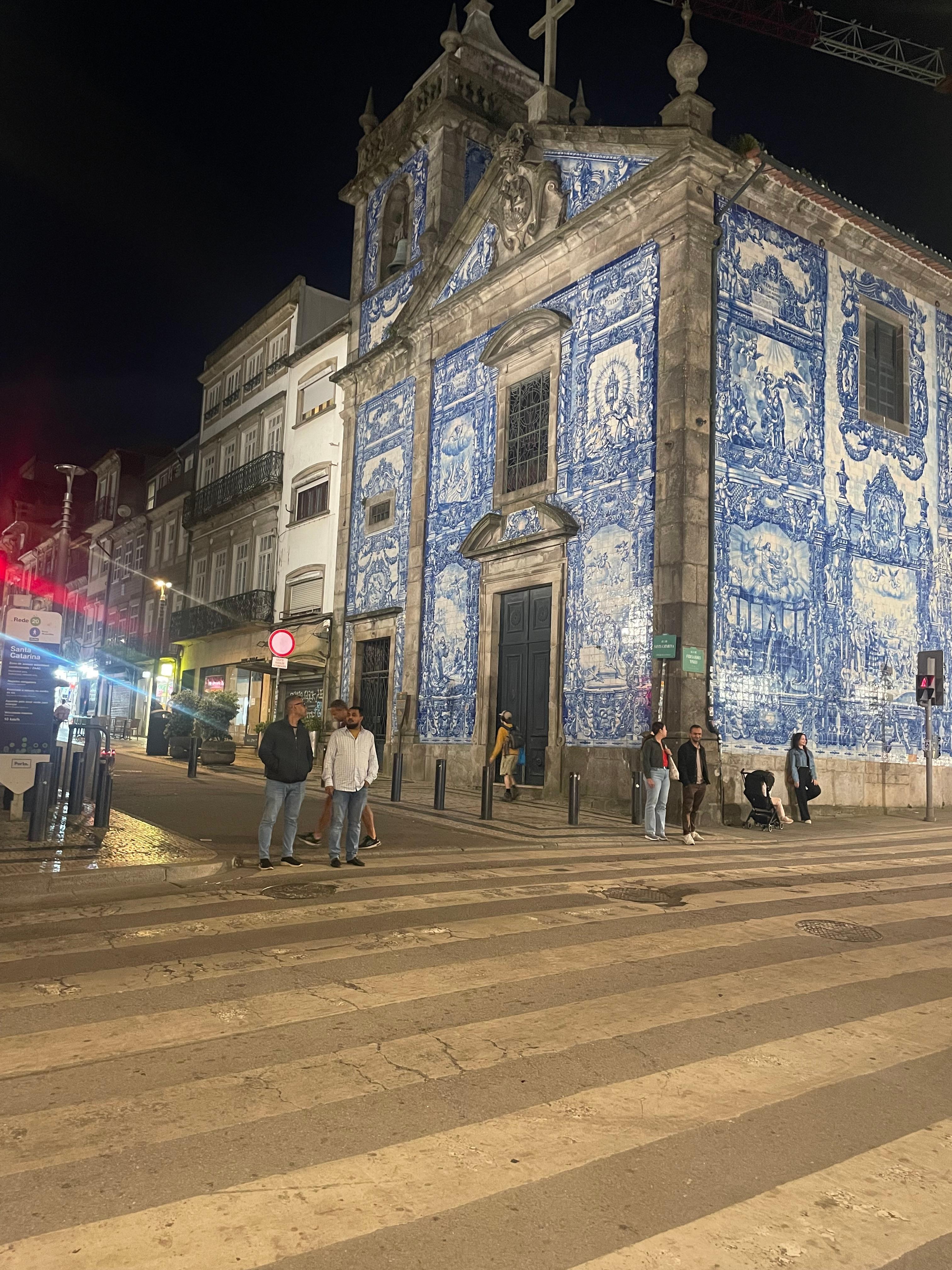 Attraction on the next block. 