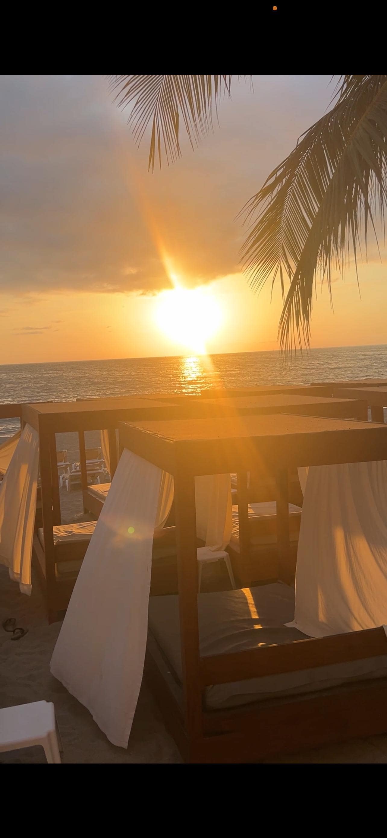 View of the cabanas down the hall from my room. 1st floor 