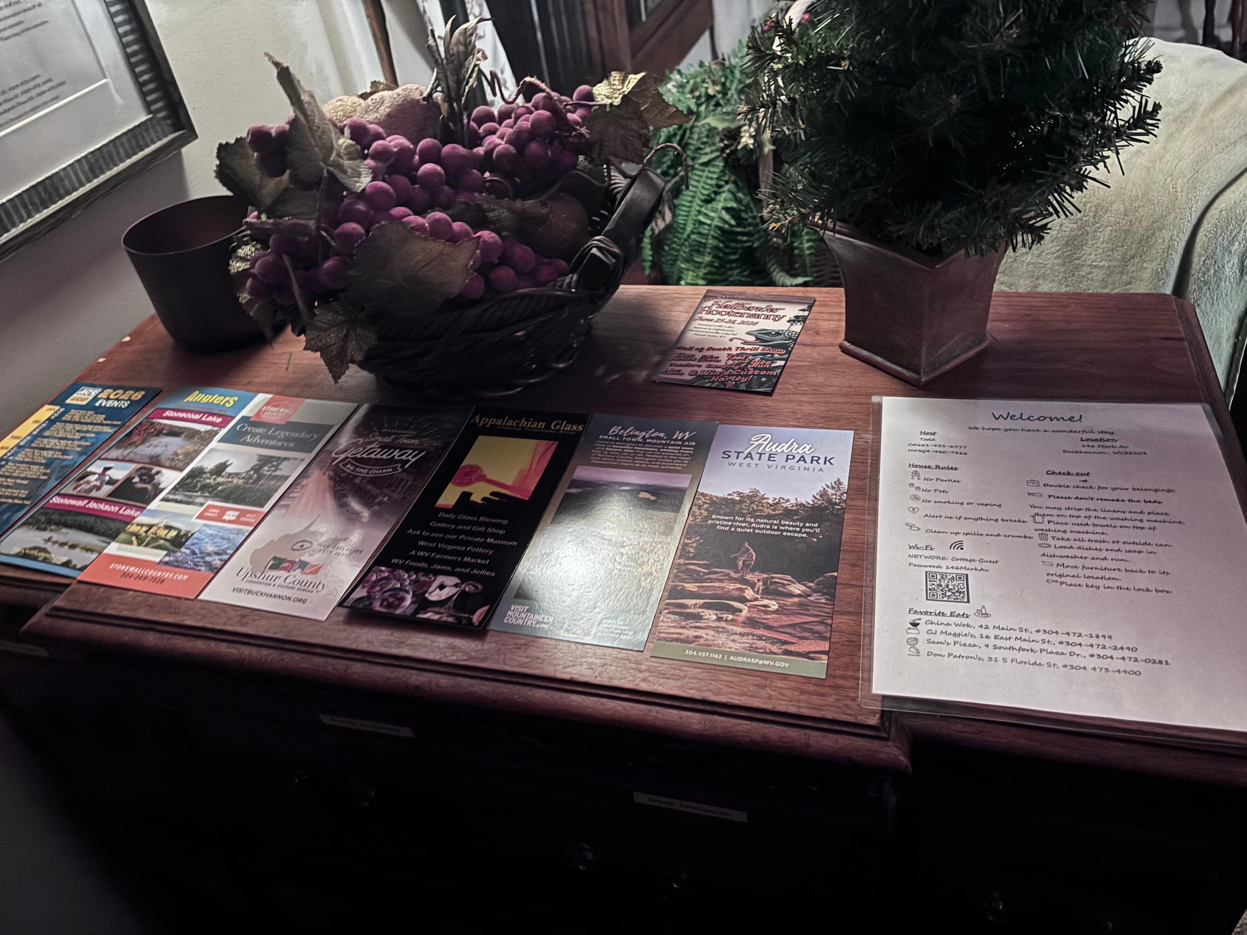 Fliers for local activities 