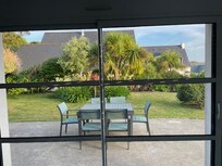 view from spacious living area