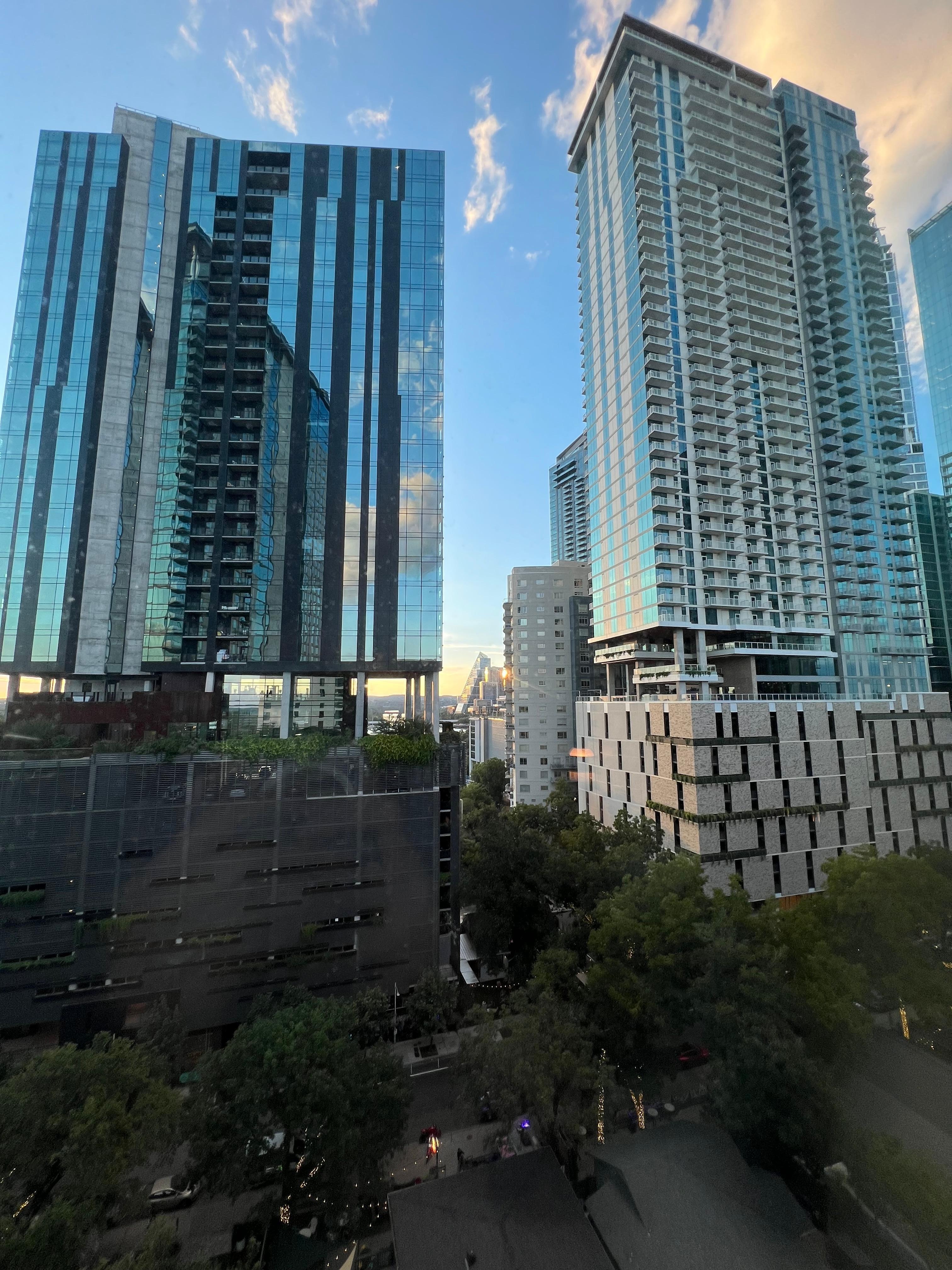 The view during the day 