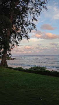 A beautiful sunset (even though the condo faces east)