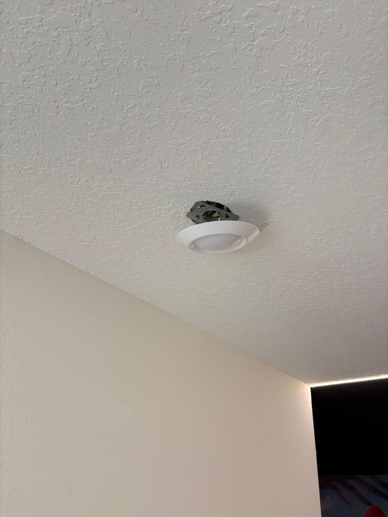 Light hanging off the ceiling