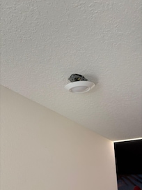 Light hanging off the ceiling