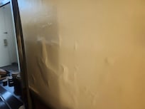 Walls in the room.
