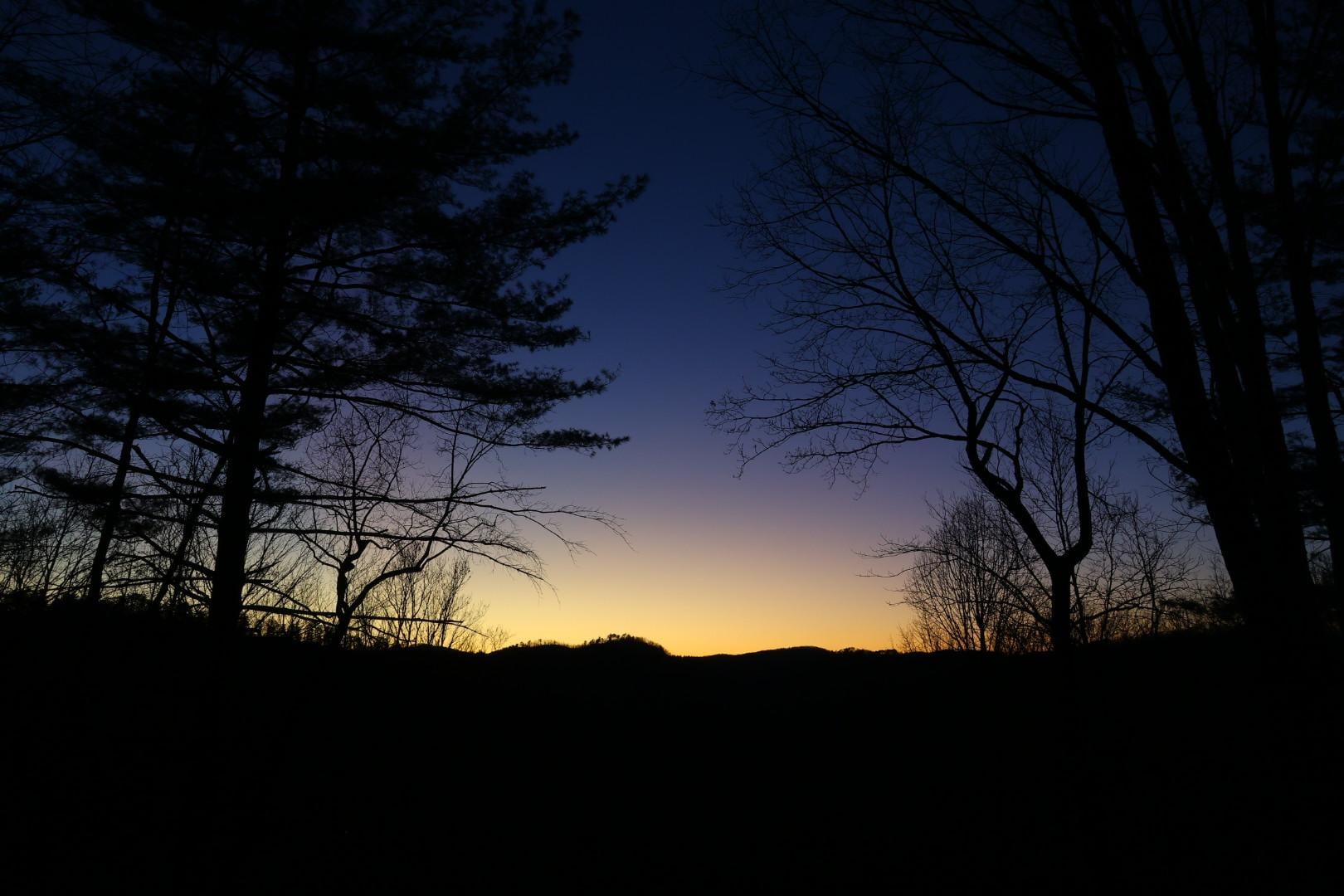 Sunset from the deck