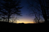 Sunset from the deck