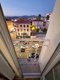 lovely little balcony, with soundproof windows