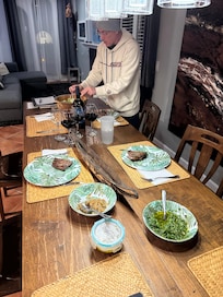 We grilled steaks one night. Simply amazing!