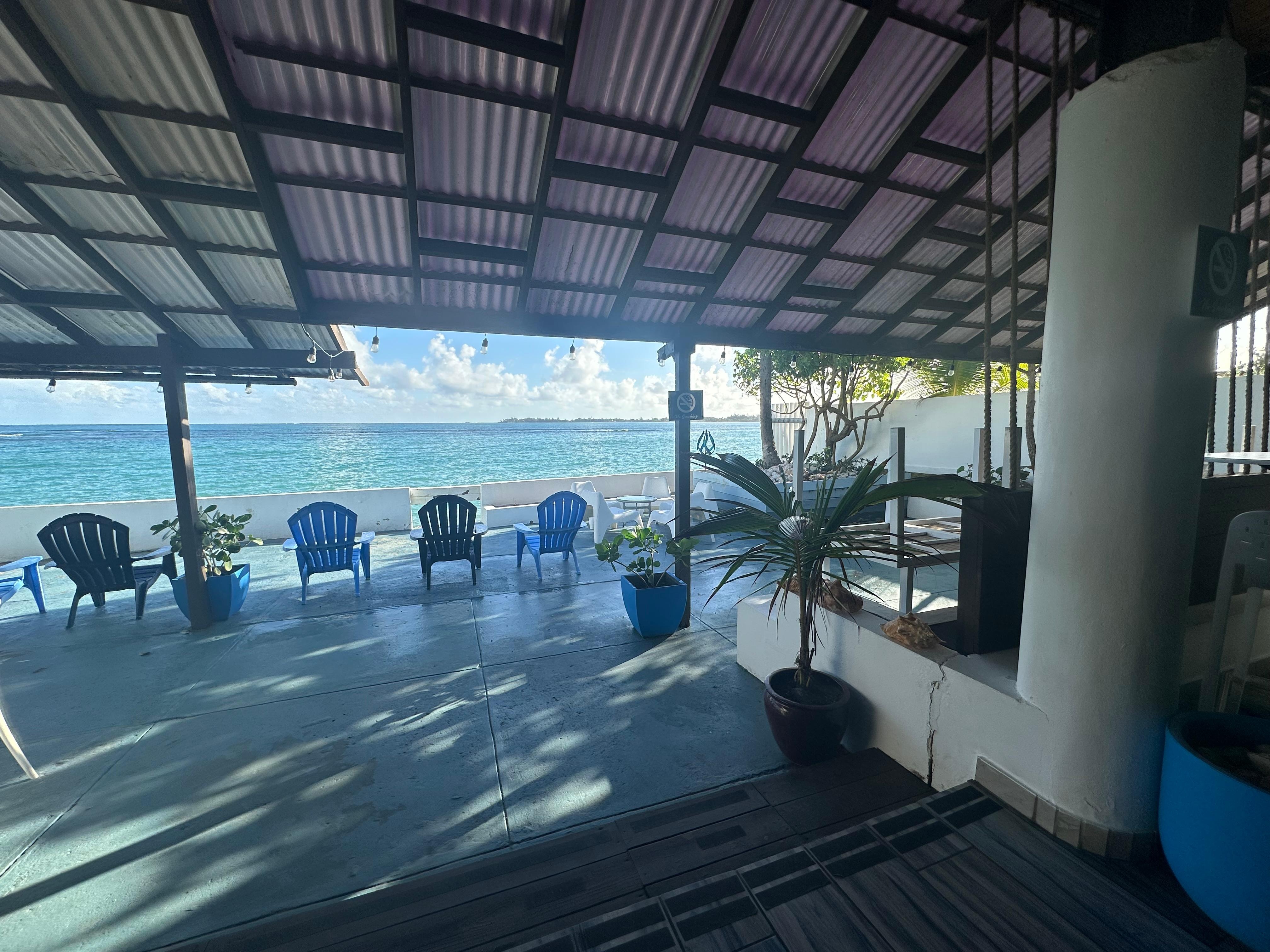 Small patio, great sunsets. 