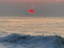 Sunrise in front of Quay Condos 6/29/25