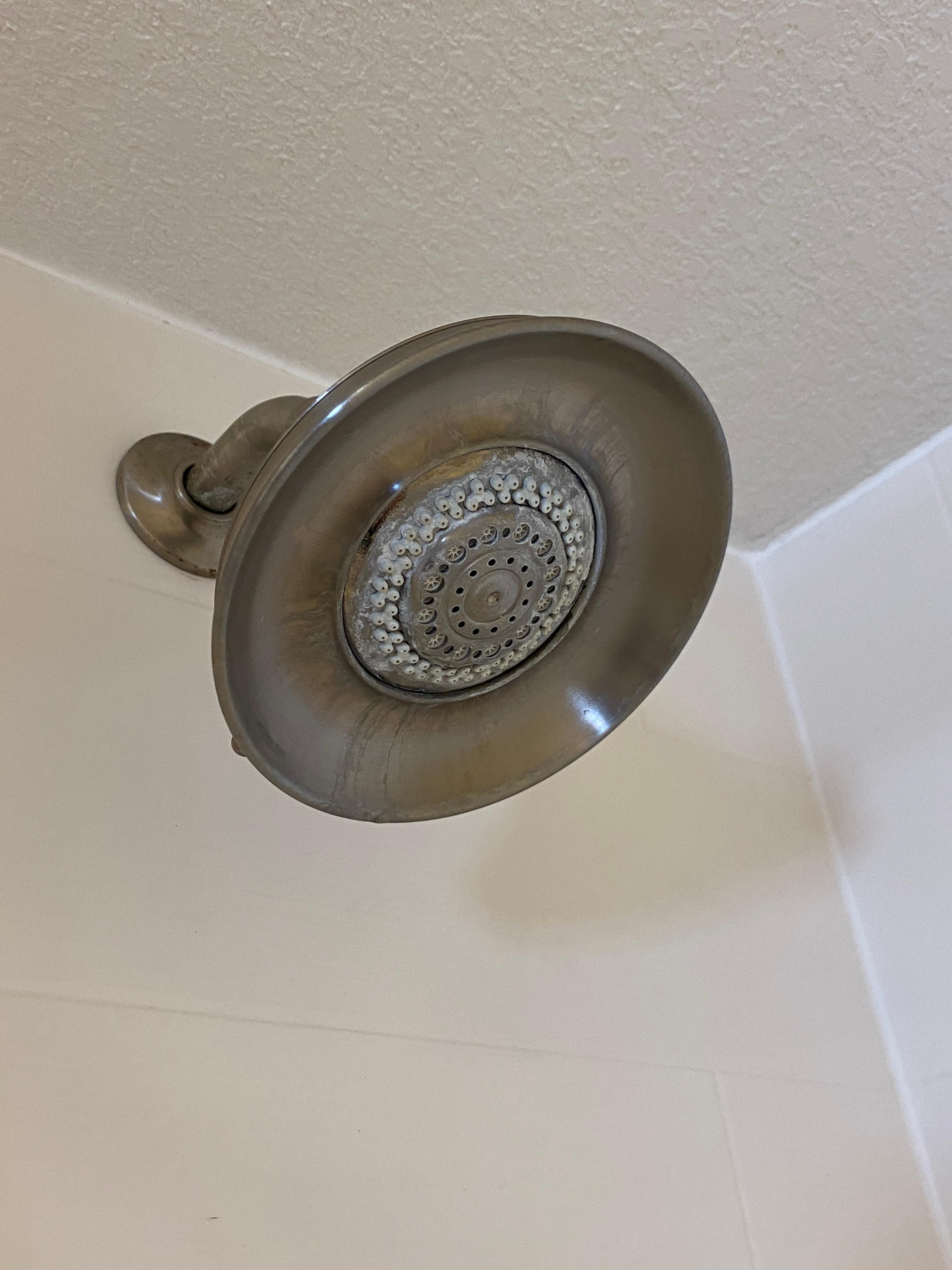 Calcium was bad. Barely any water came through and went every which way 