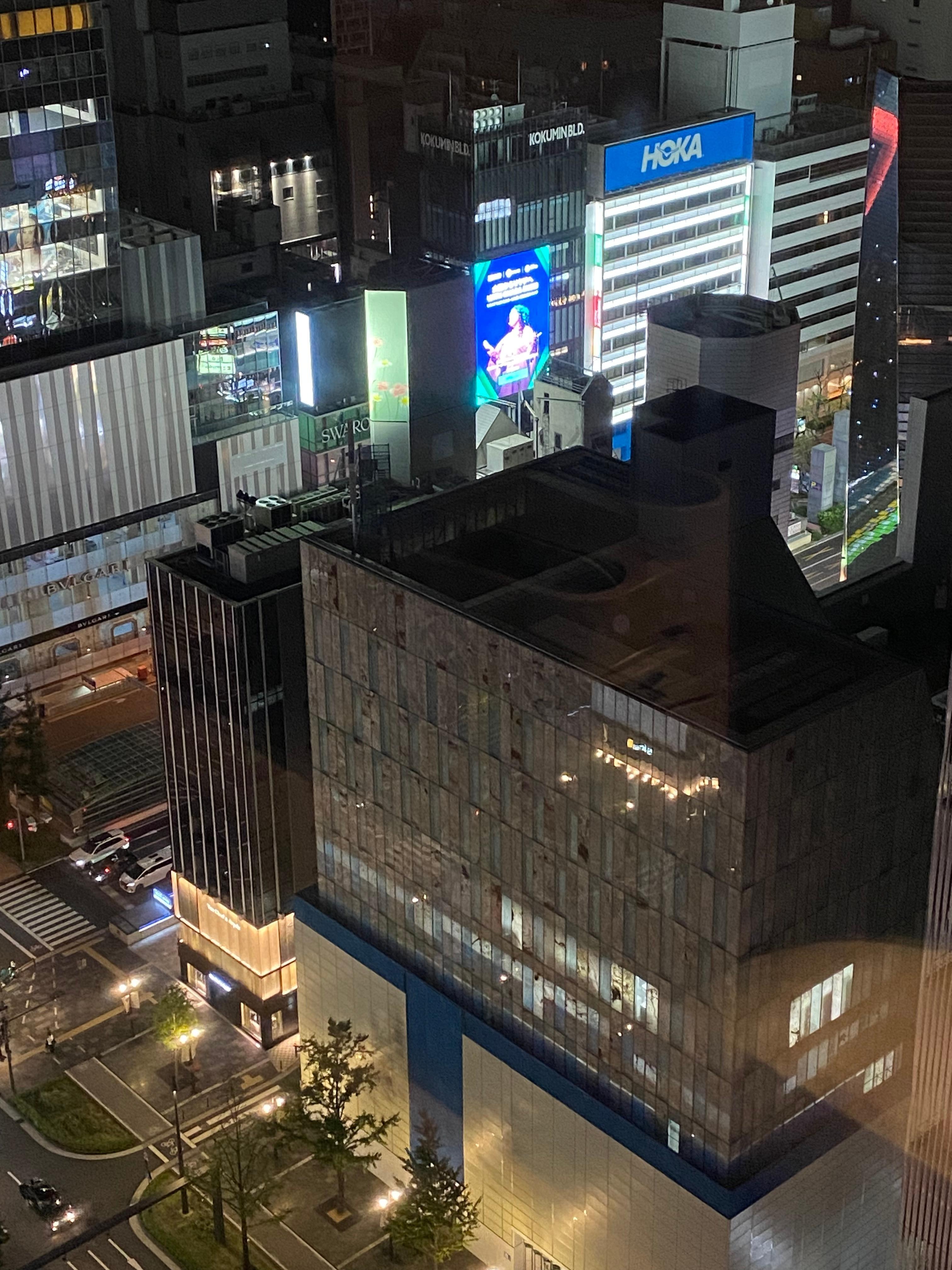 Night view over Shinsaibashi