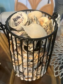 I thought this was great! Leave a shell with name and date! We left ours 💙