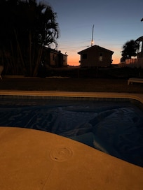 Sunset from back yard.