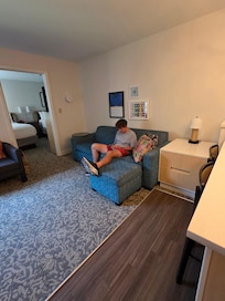 Comfortable living area space.
