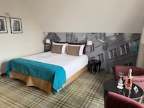 Old port crane visible from balcony