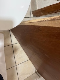 Door hits door. Very cramped, not enough space.