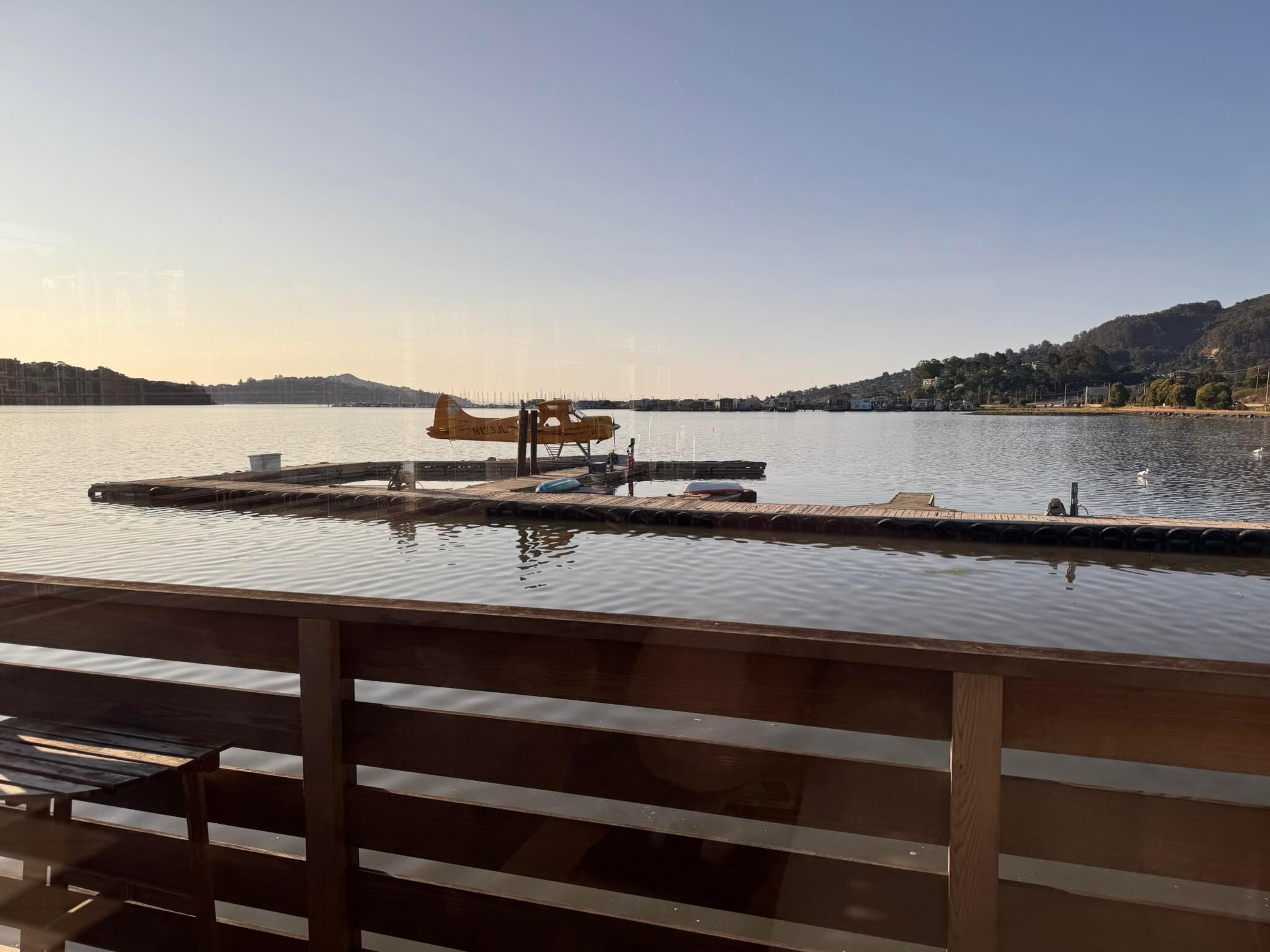Seaplane right next door