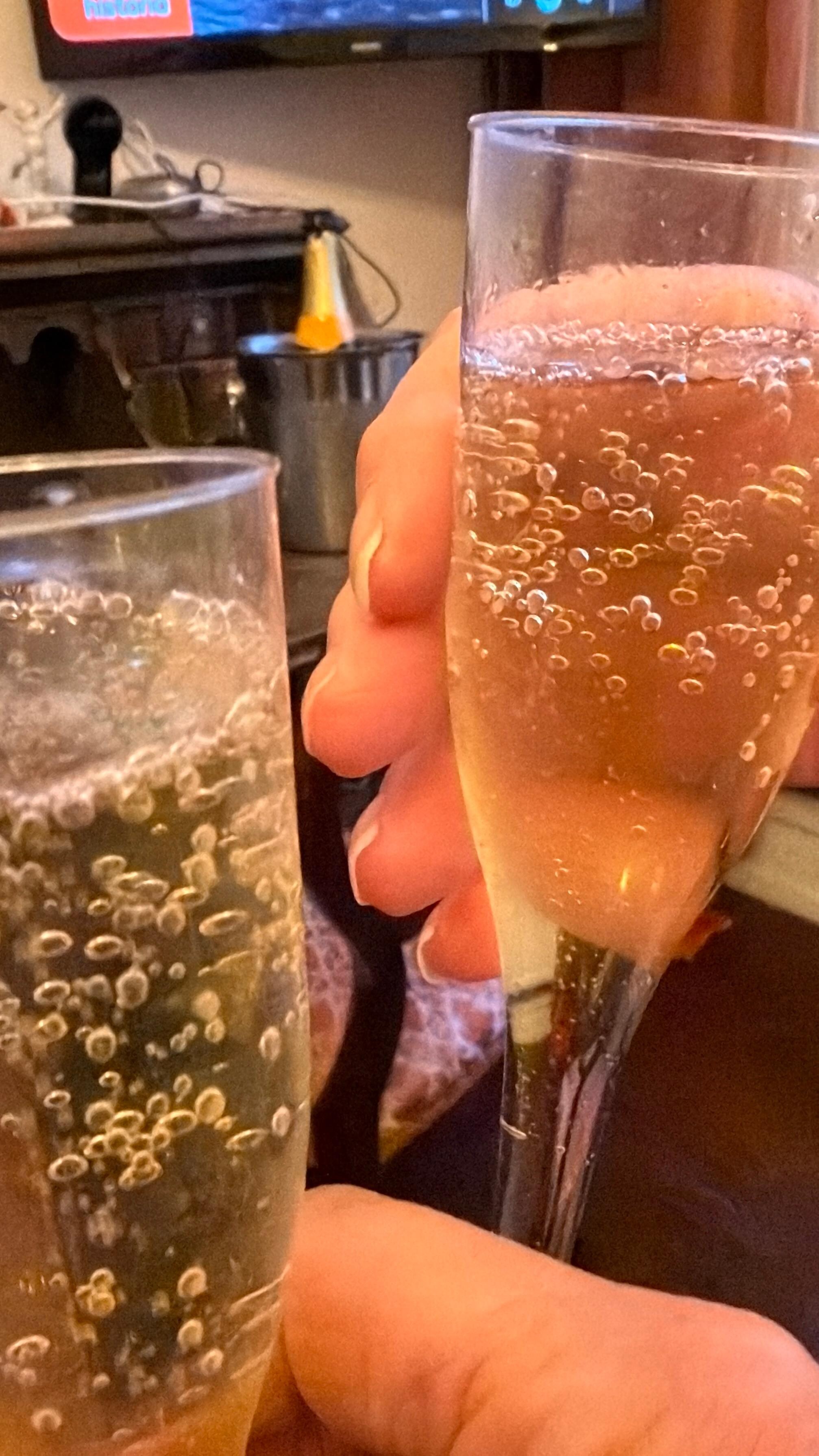 Firade min 70 års dag där. 