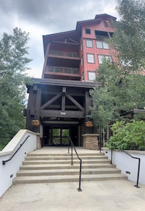 Front of condo complex