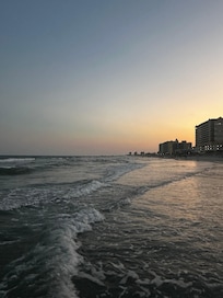 A view from down on the beach in front of the condo (over the dunes). Beautiful!