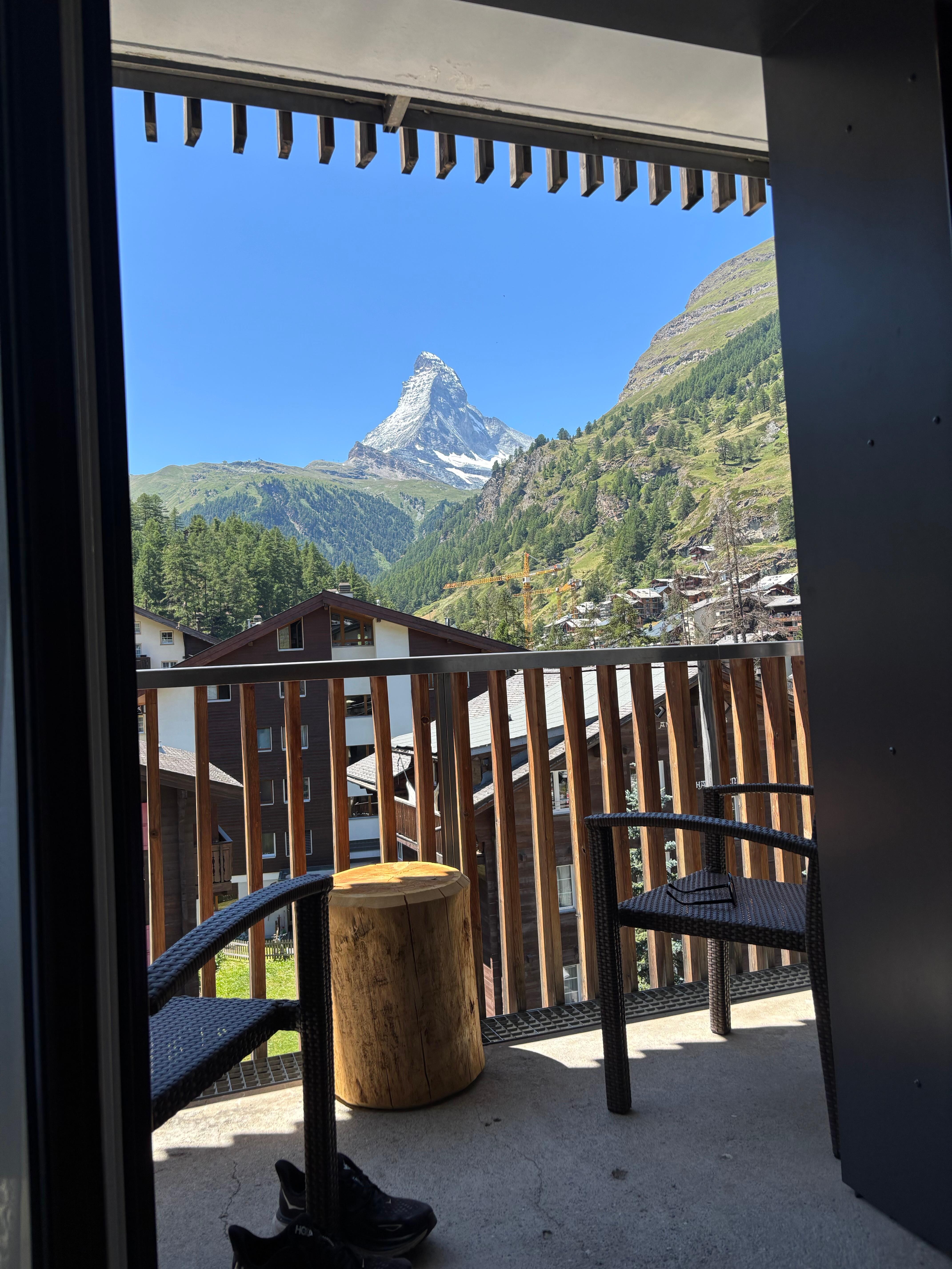 View from the balcony 