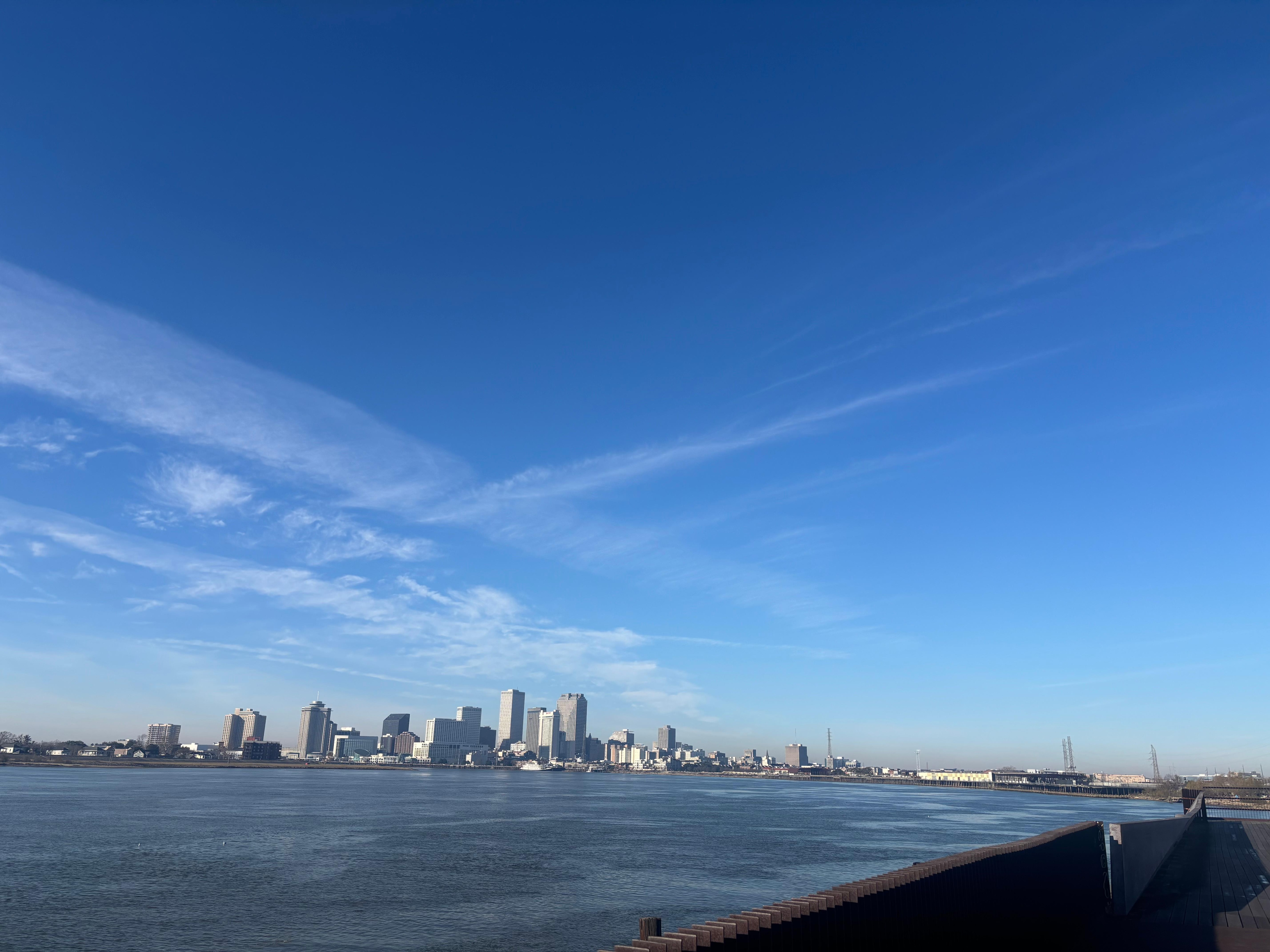 View out on the warf of the crescent city park trail 