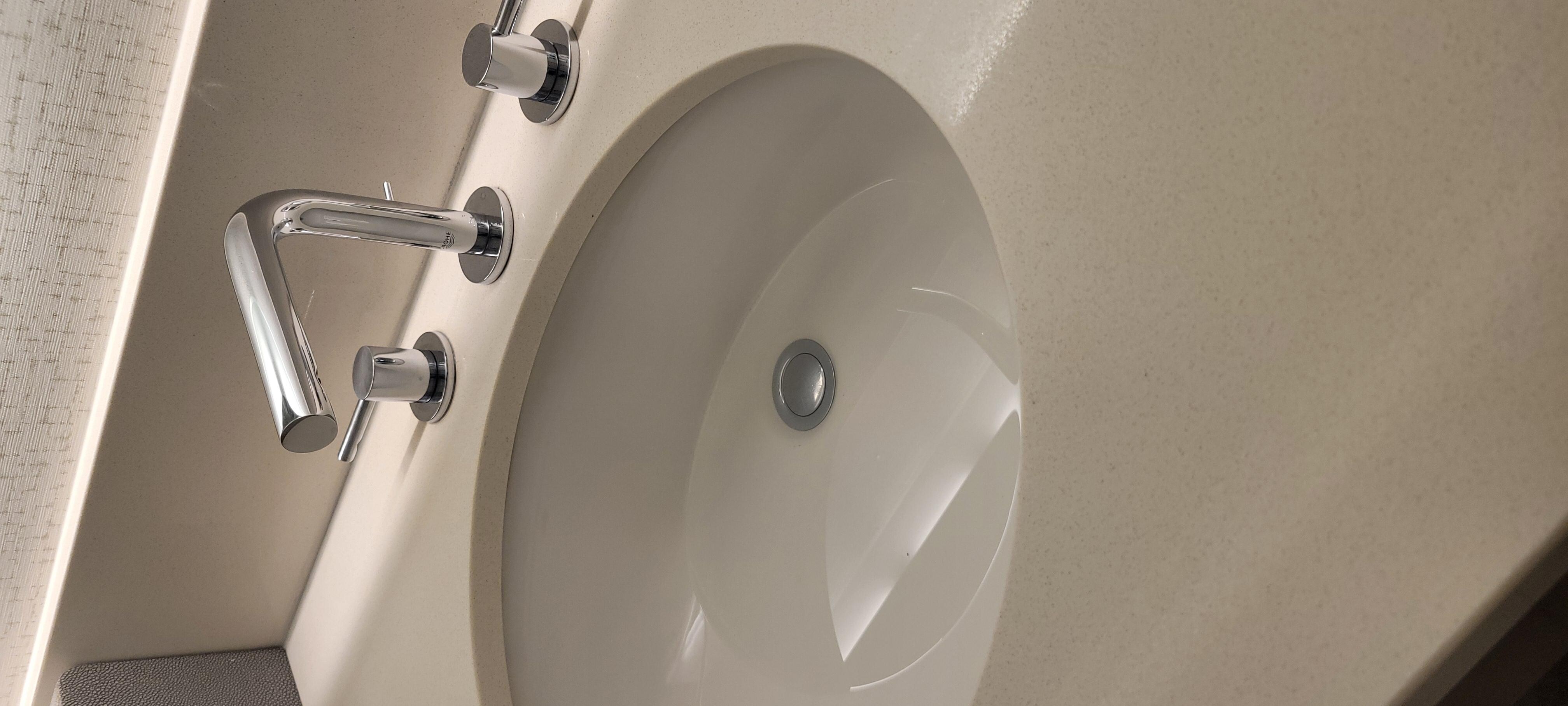 Clogged sink.