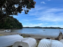 Ćpahi Bay, excellent for swimming when itâs high tide đ