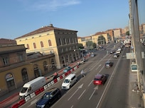 View of Bologna Centrale from a front facing room.