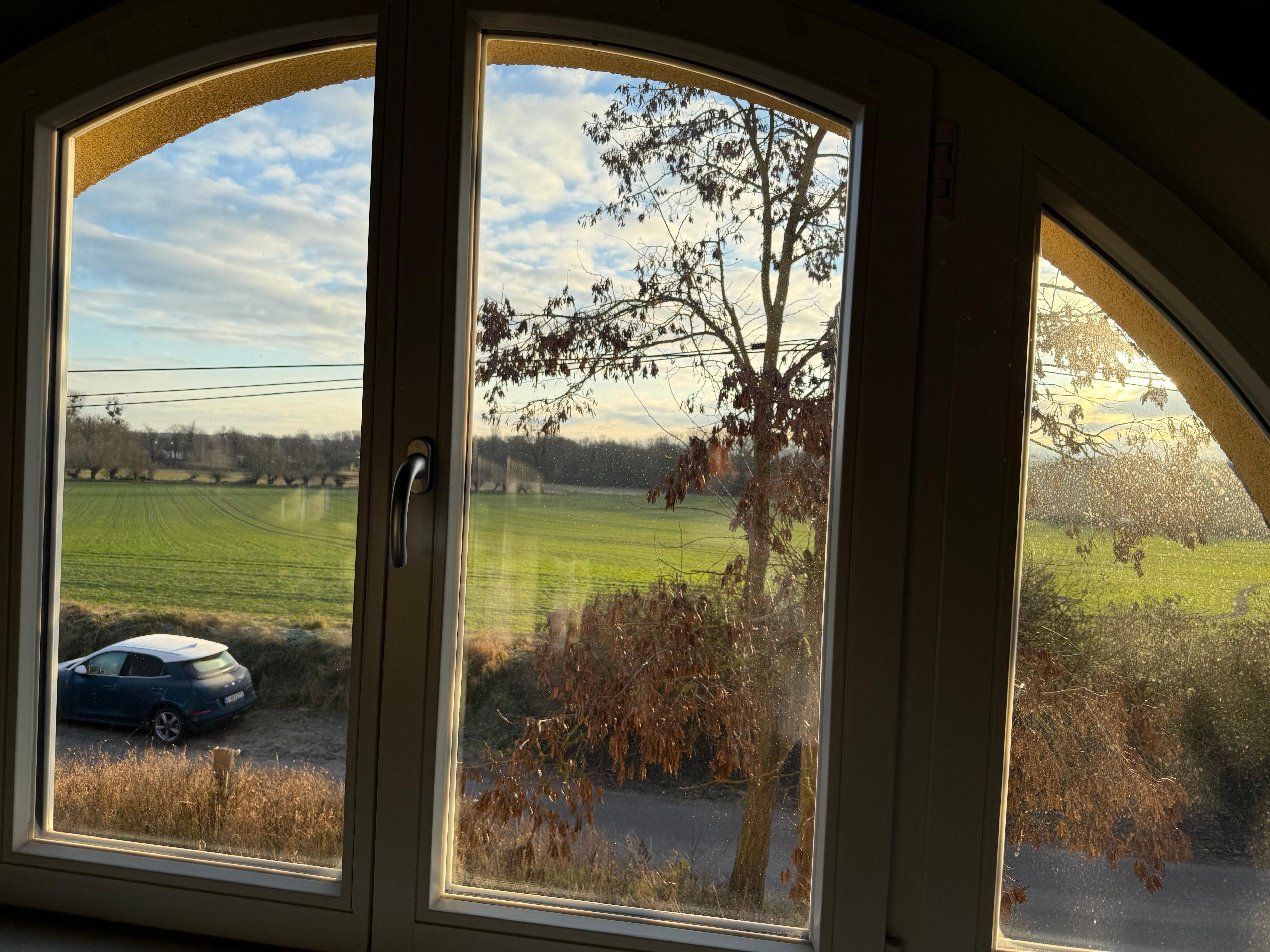 Blick aus dem Schlafzimmer