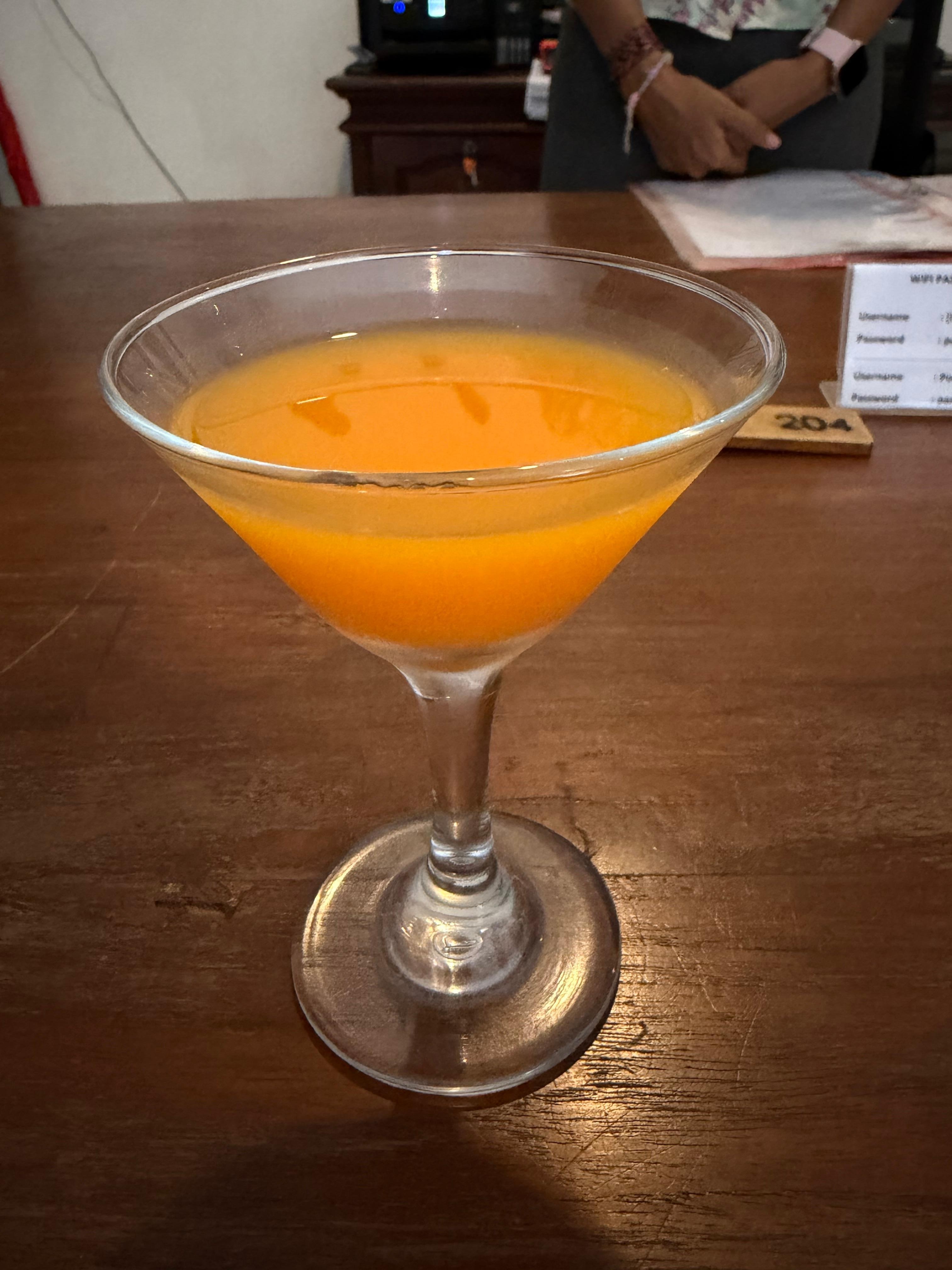 ウェルカムドリンク
オレンジジュース美味しかった