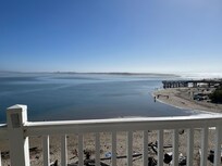View from room balcony.