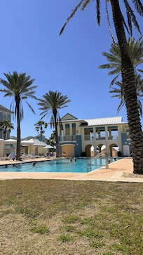 Quiet Pool, heated with plenty of seating