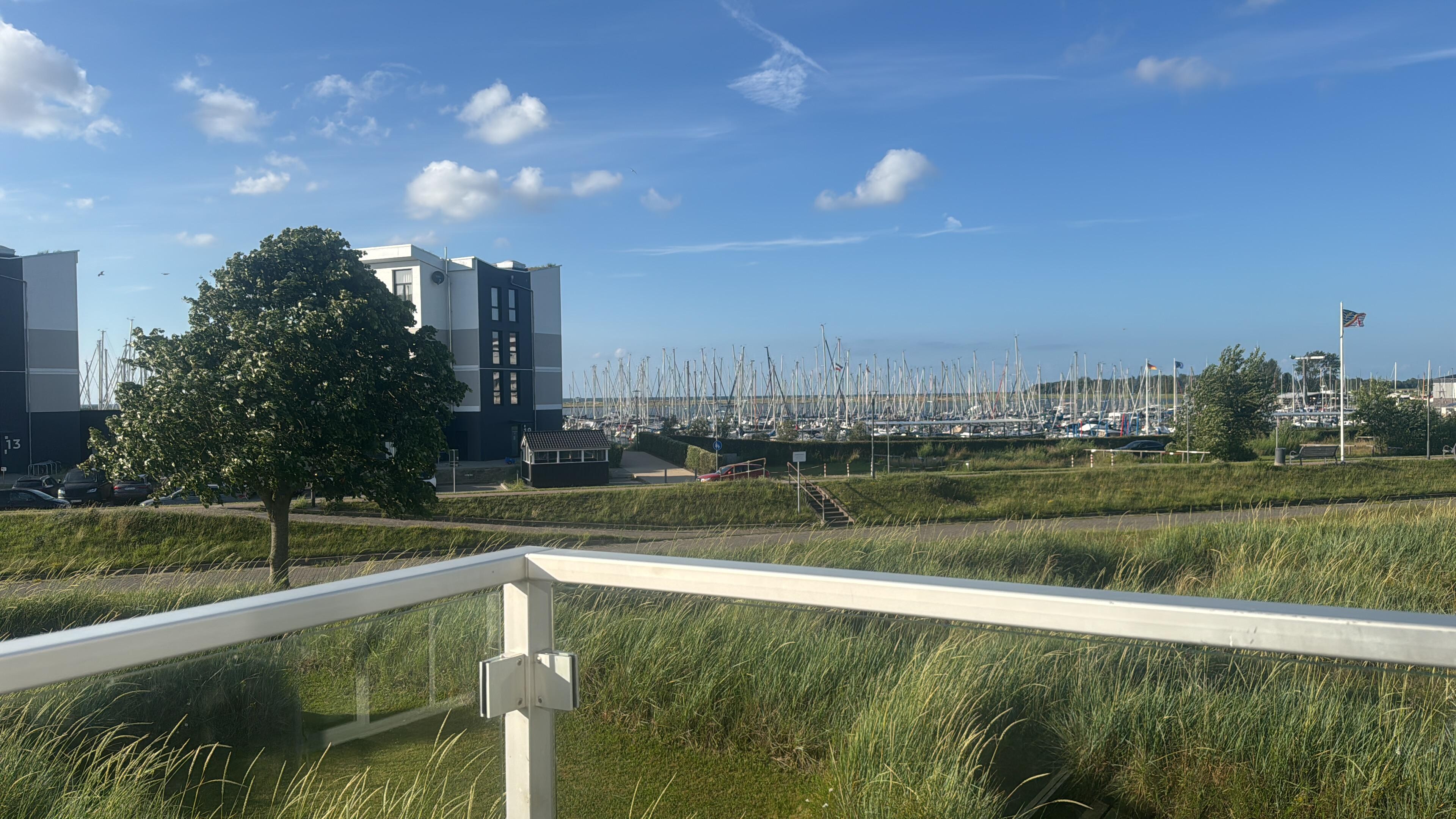 Blick auf den Hafen 
