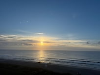 Sunrise from our balcony on the 7th floor