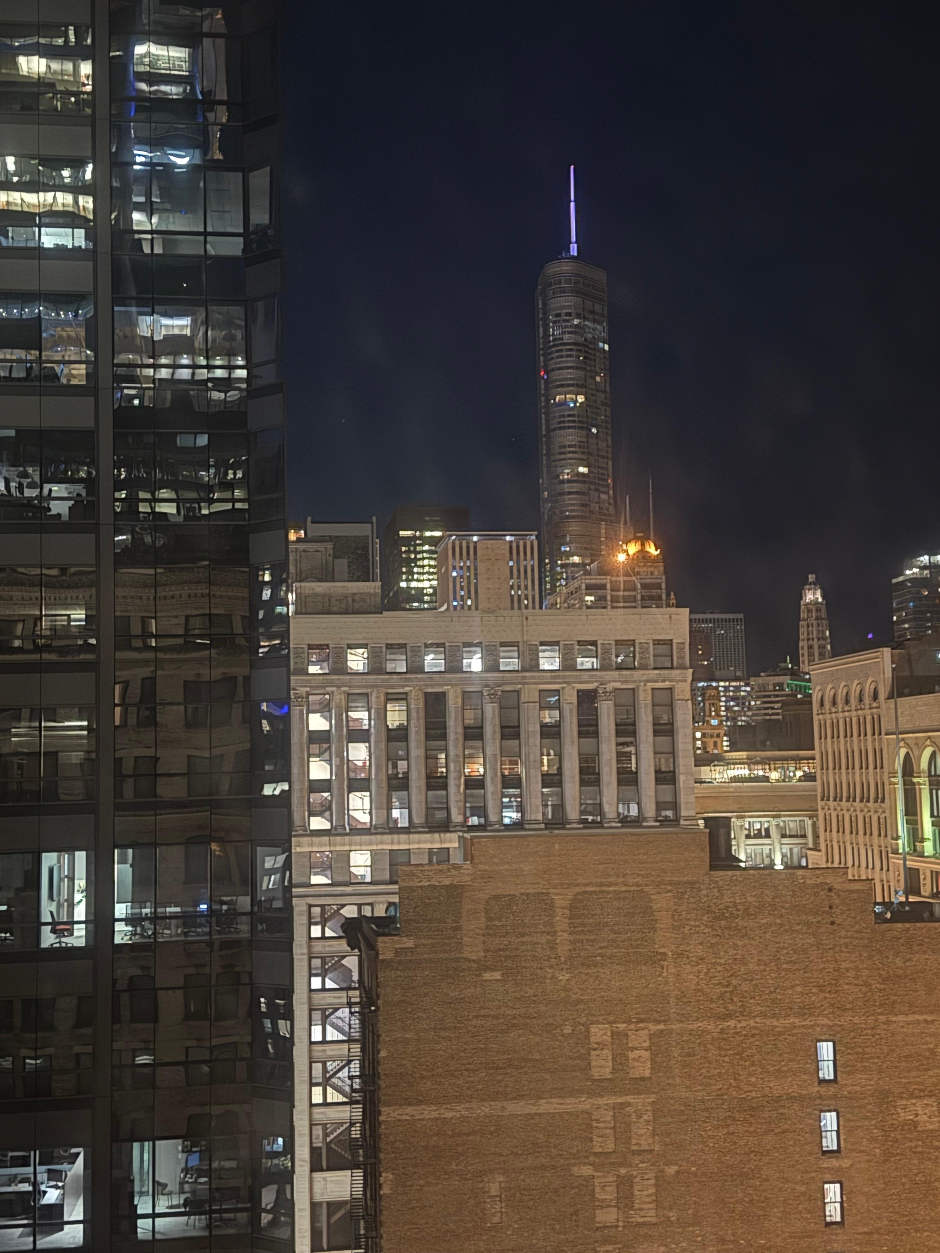 This was my view from the hotel room