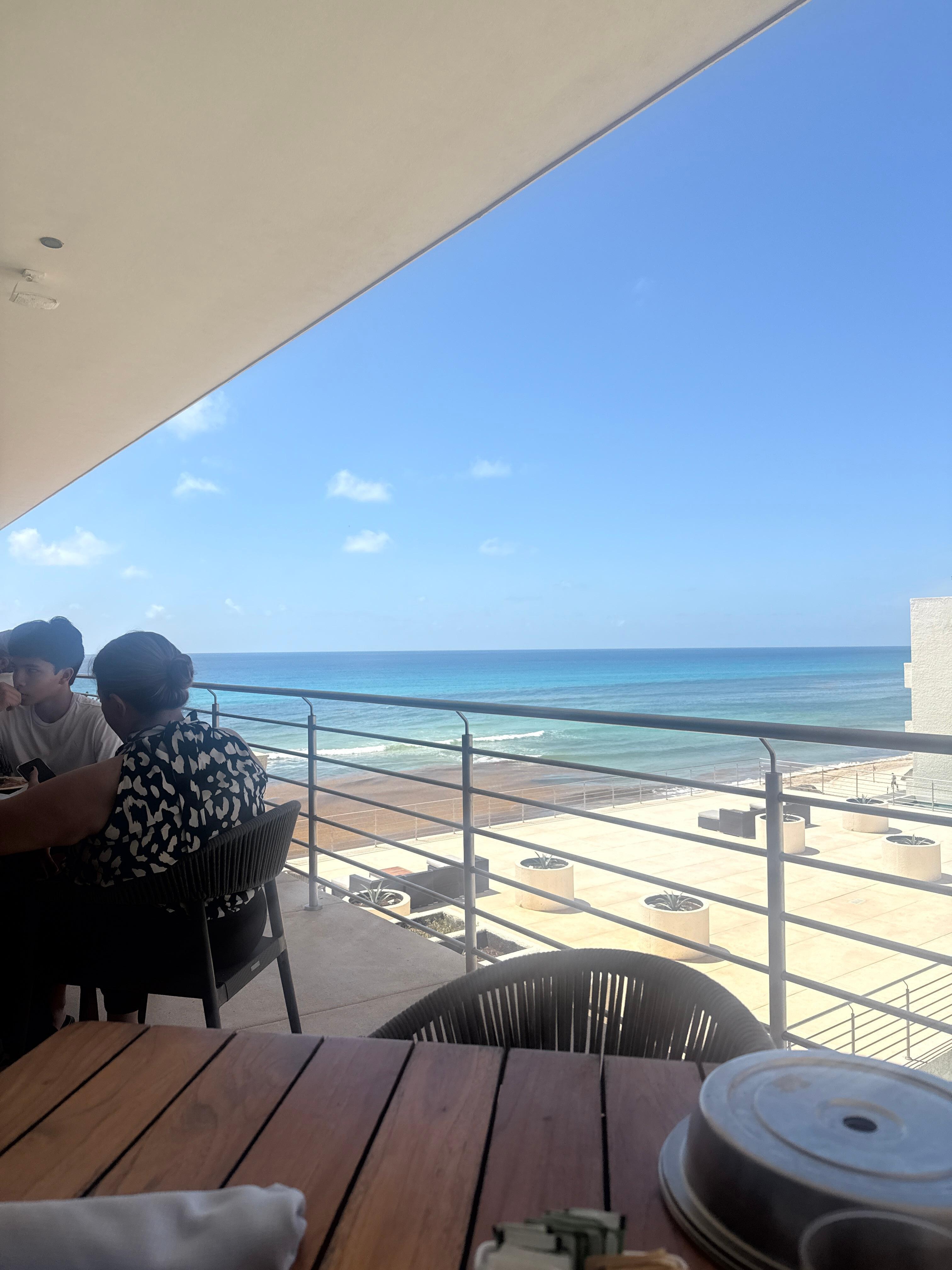 View from our balcony. 