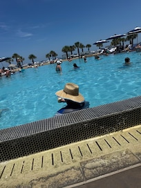 Hanging At the adult pool