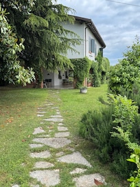 Path leading to the villa