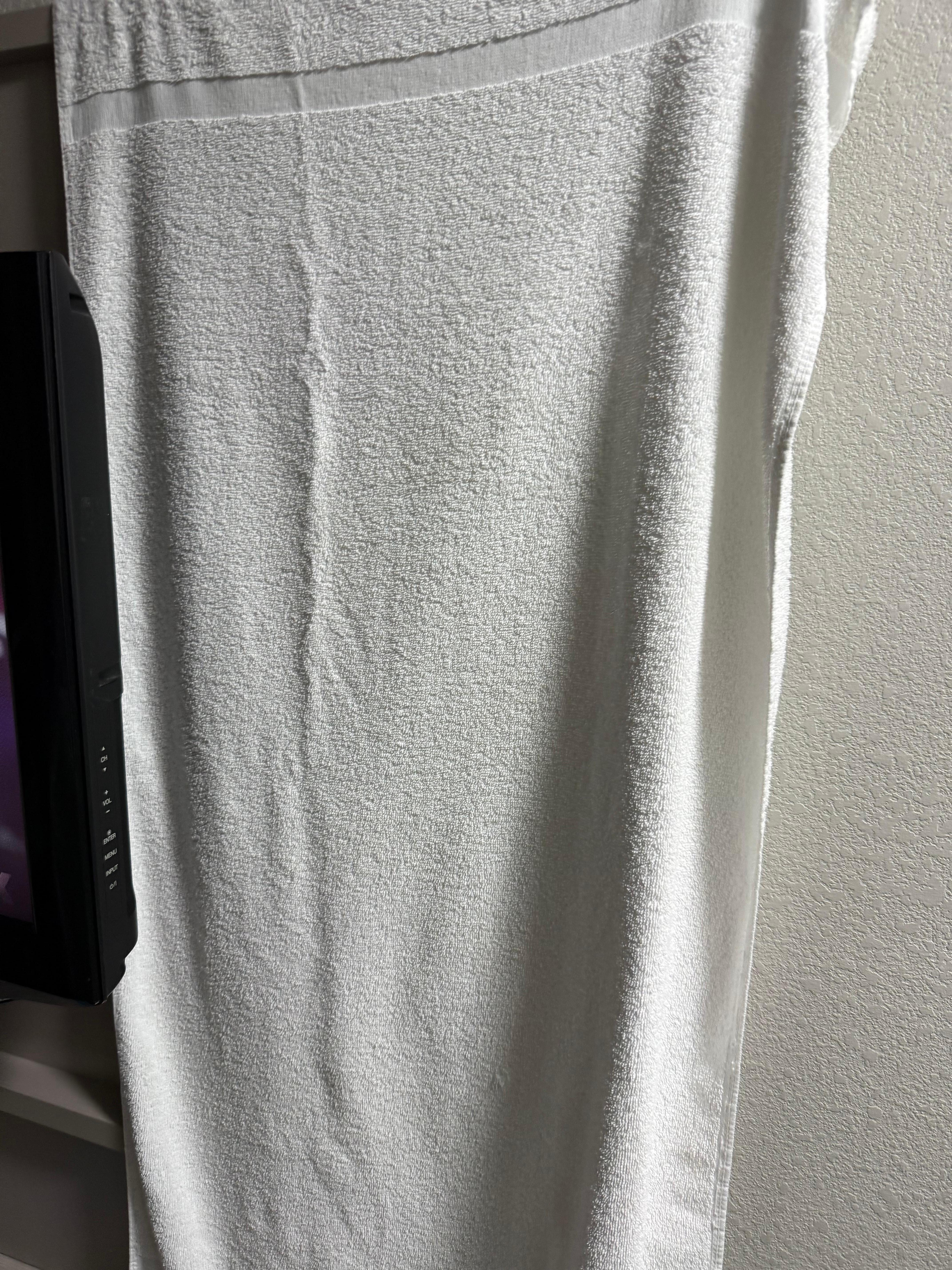 Towel over mirror!!!