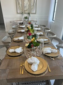 Beautiful dining area