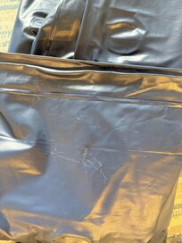 Used the blow up to let the girls have a clean “floor space” and even it got hair on it.