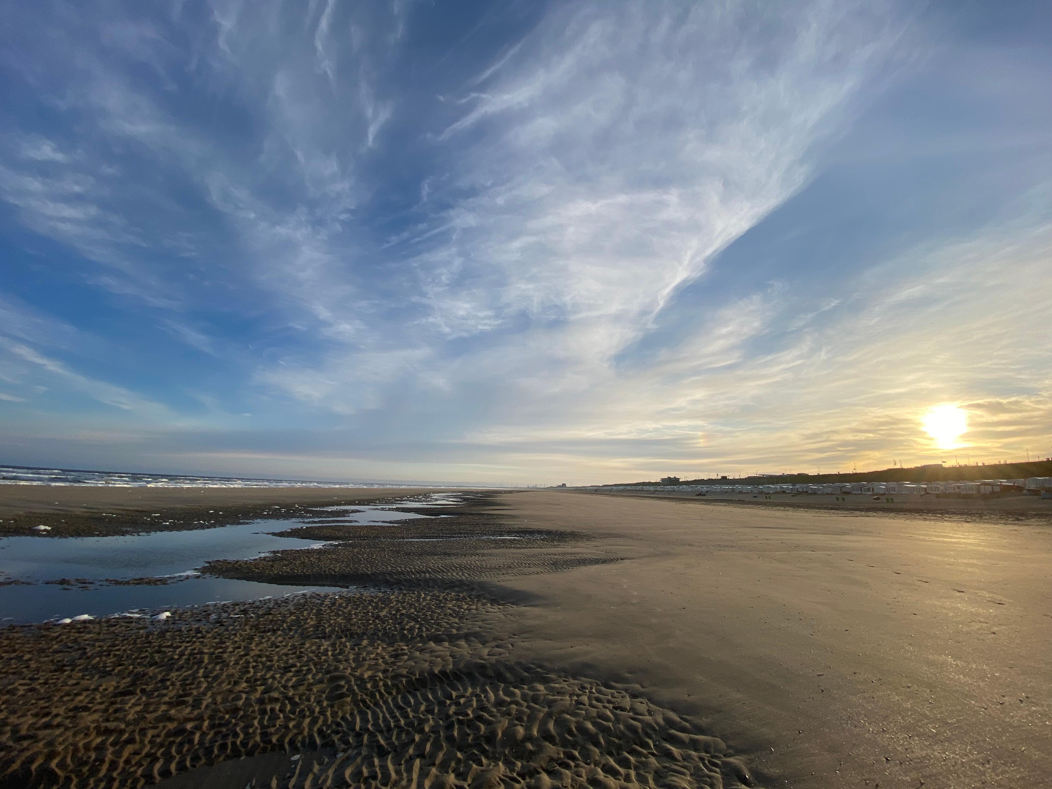 Zandvoort beach at sunrise - only a 10 minute walk from the hotel. Gorgeous!