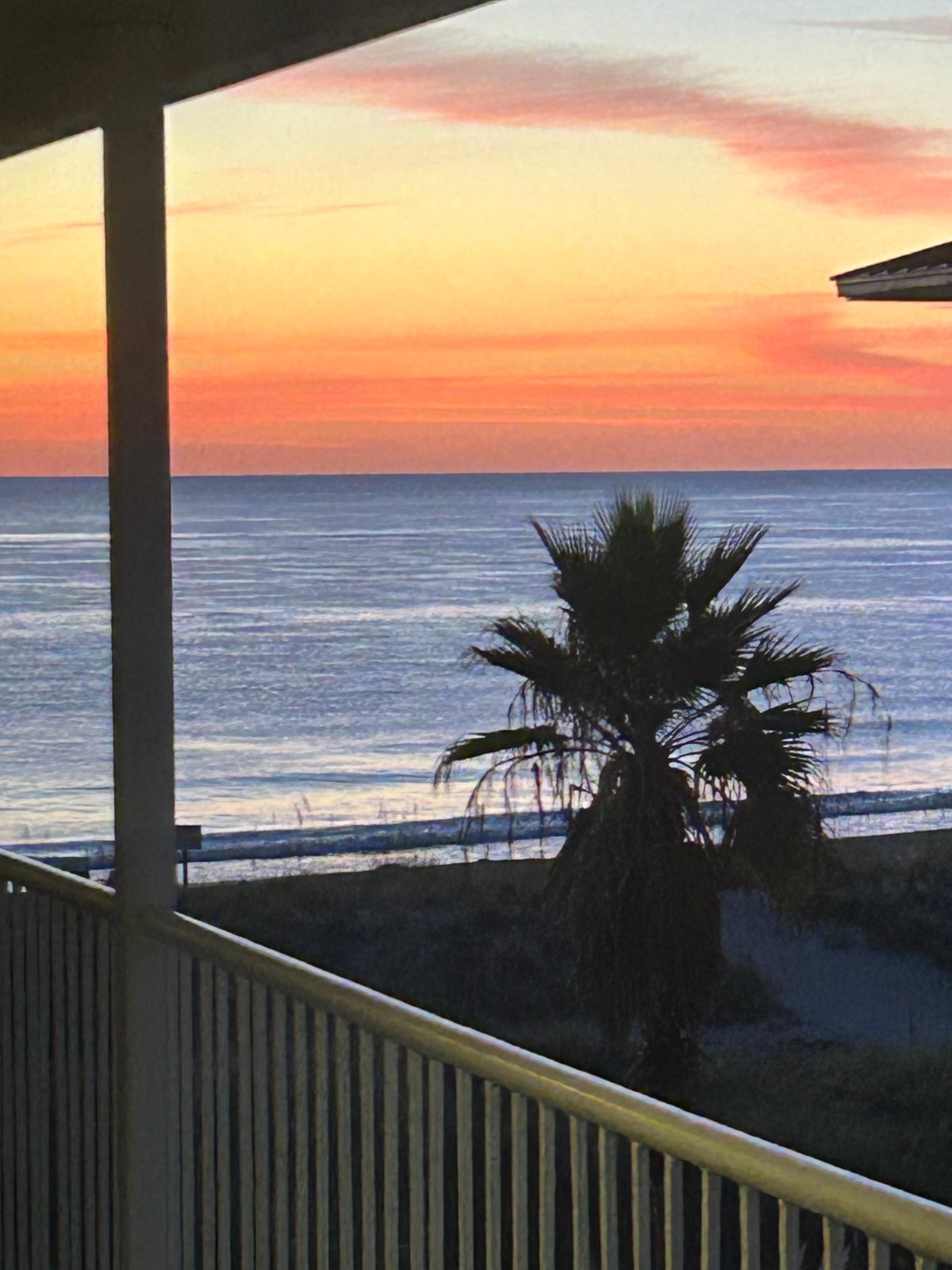 From our room, beautiful sun rise that God gave us.