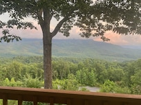 View from the back porch