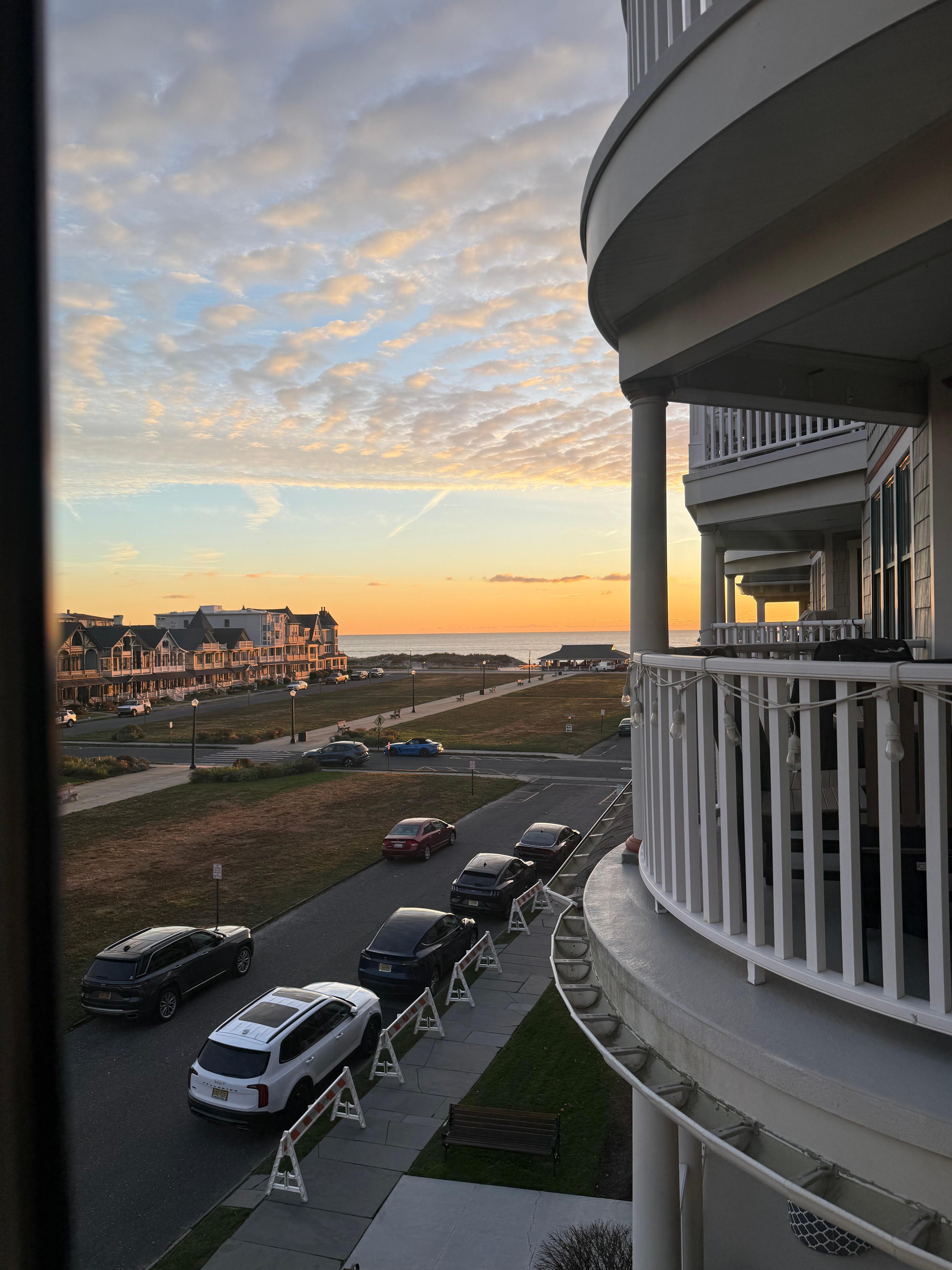 Sunrise from our room