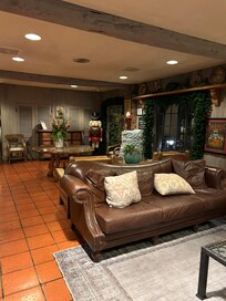 Cozy lobby area