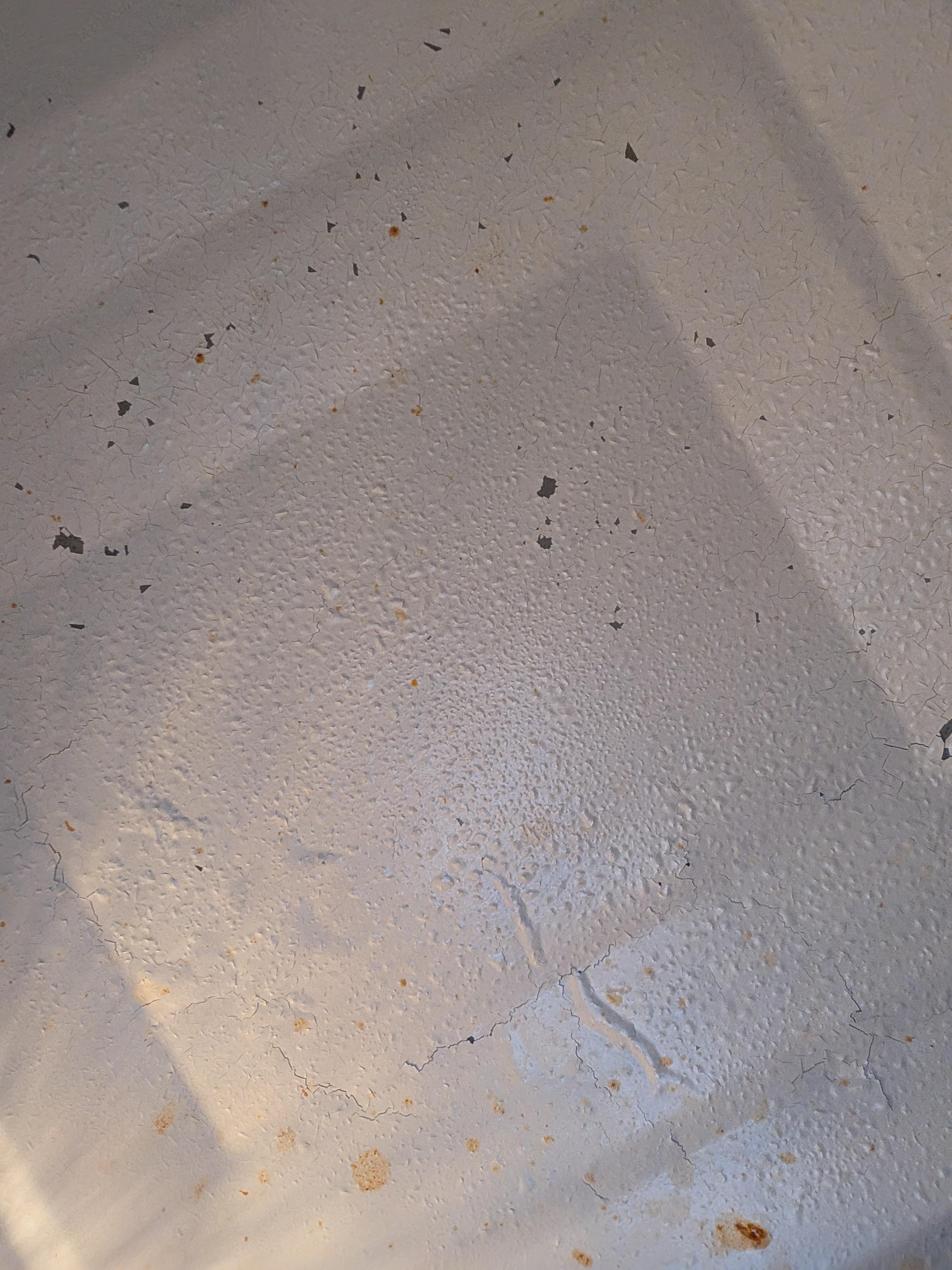 Ceiling of microwave.